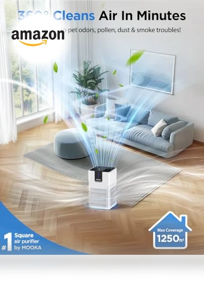 H13 HEPA Air Purifier — Activated Carbon Air Purifiers, Mooka