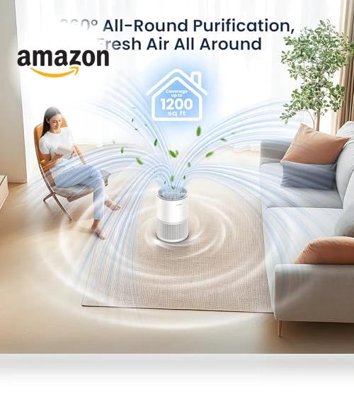 H13 True HEPA Air Purifier — Electrostatic Air Purifiers, LUNINO