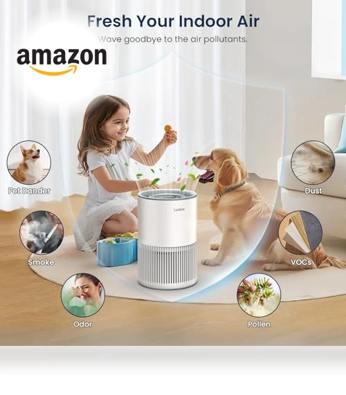 H13 True HEPA Air Purifier — Electrostatic Air Purifiers, LUNINO