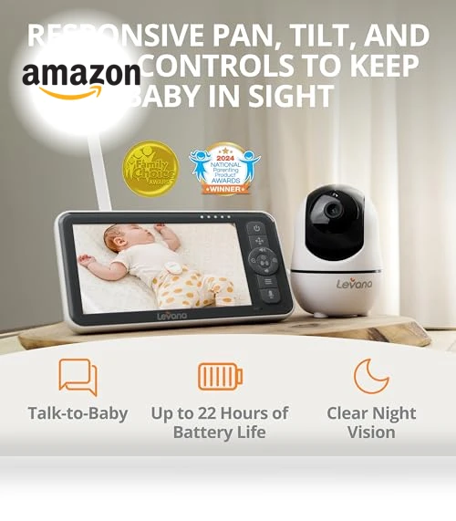 HD Video Baby Monitor with Night Vision — Baby Monitors, Levana