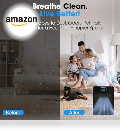 HEPA Air Purifier for Home — Electrostatic Air Purifiers, SereneLife