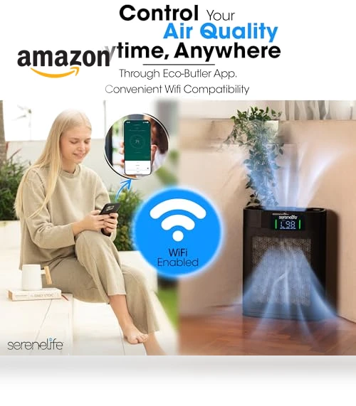 HEPA Air Purifier for Home — Electrostatic Air Purifiers, SereneLife
