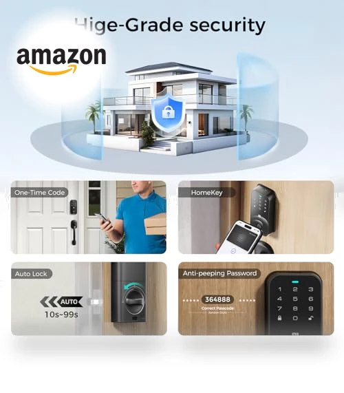 Keyless Entry Door Lock with Apple Home Key — Deadbolts, LNDU