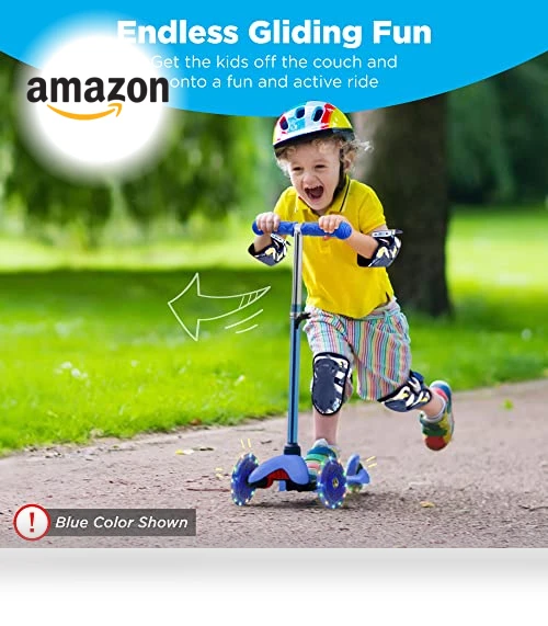 Kids Mini Kick Scooter with Light-Up Wheels — Balance Bikes, Best Choice Products