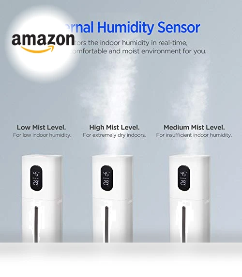 Large Ultrasonic Humidifier with Remote Control — Air Moisturizers, AILINKE