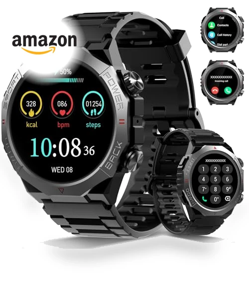 Military Smart Watch with Bluetooth Calls — Smartwatches, SHEN ZHEN HAO CHENG TECHNOLOGY CO.,LTD