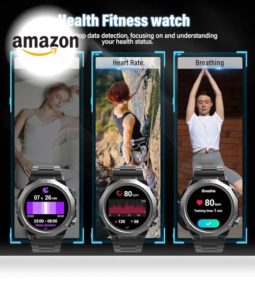 Military Smart Watch with Bluetooth Calls — Smartwatches, SHEN ZHEN HAO CHENG TECHNOLOGY CO.,LTD
