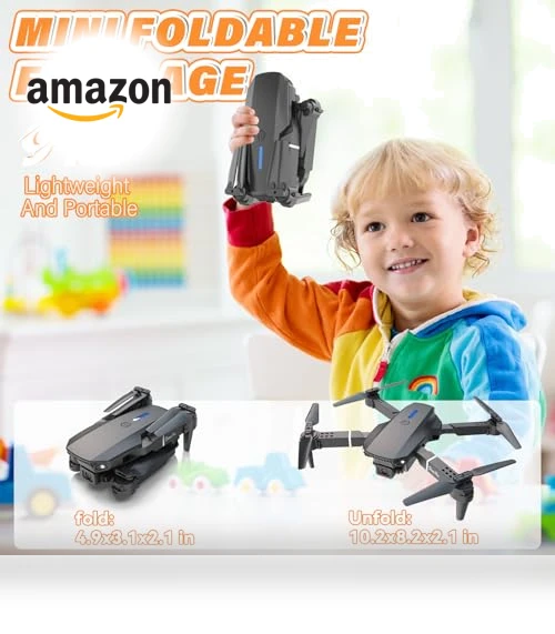 Mini Beginner Drone with Camera — Electric Vehicles, KOSGHO