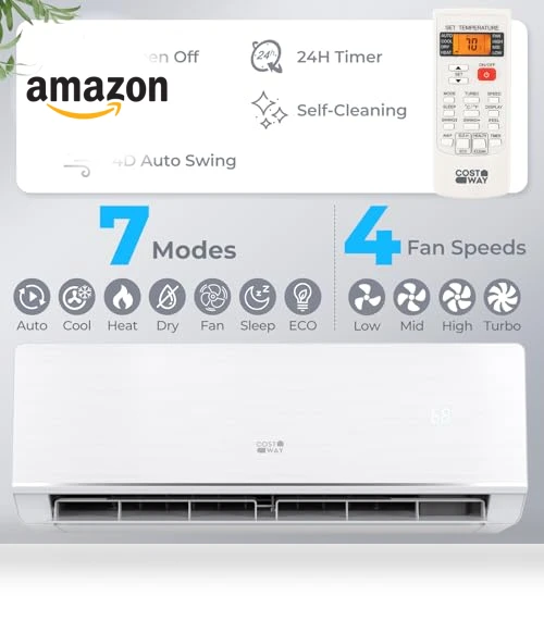 Mini Split Air Conditioner & Heater — Cooling Solutions, COSTWAY