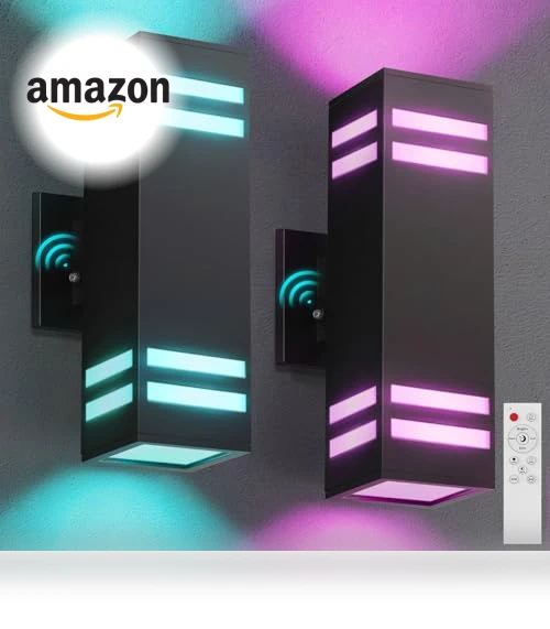 Outdoor Smart Wall Lights — LED, Zinola