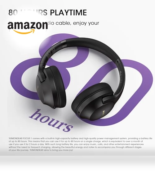 Over Ear Headphones Wireless — In-Ear Headphones, YUMONDEAR
