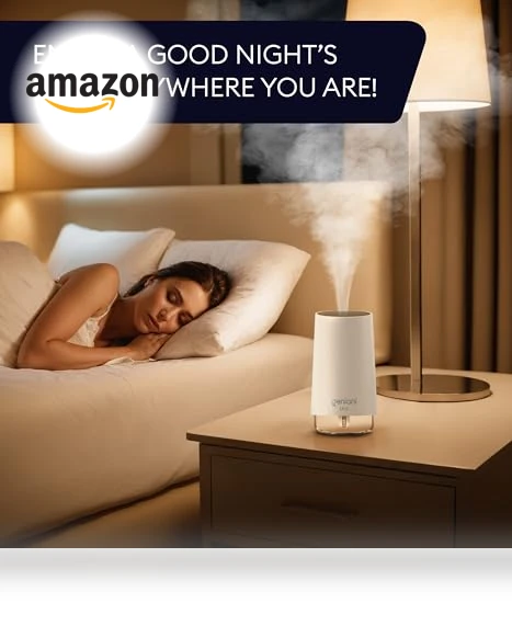 Portable Cool Mist Humidifier — Air Moisturizers, GENIANI