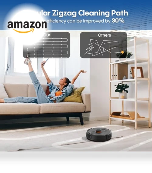Robot Vacuum and Mop with Mapping — Smart Cleaning Robots, eitton