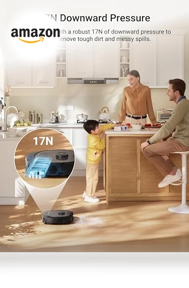 Robot Vacuum and Mop with Self Emptying Base — Smart Cleaning Robots, Eureka