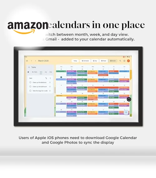 Smart Digital Calendar and Picture Frame — Digital Frames, Changing