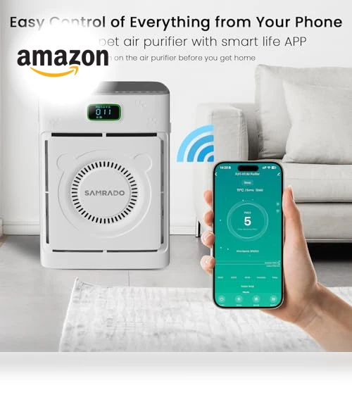 Smart Pet Air Purifier — Activated Carbon Air Purifiers, Samrado