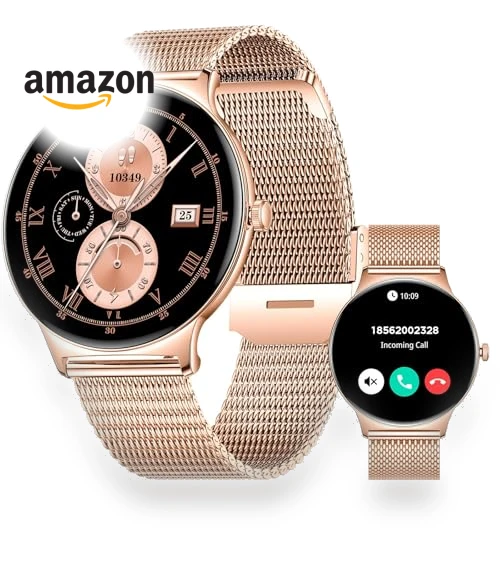 Smart Watch for Women with AMOLED Display — Smartwatches, SOUYIE