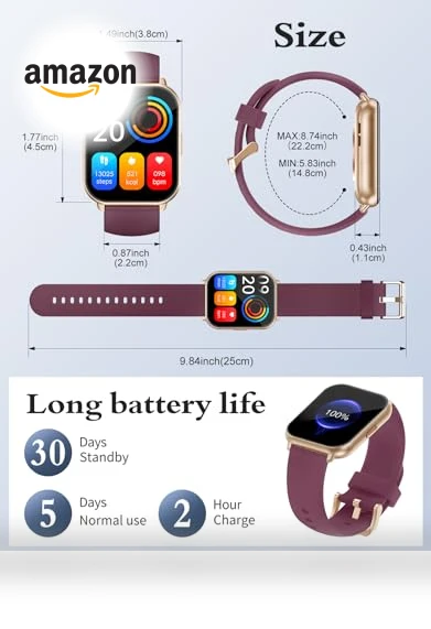 Smart Watch with Fitness Tracker — Smartwatches, RUIMEN