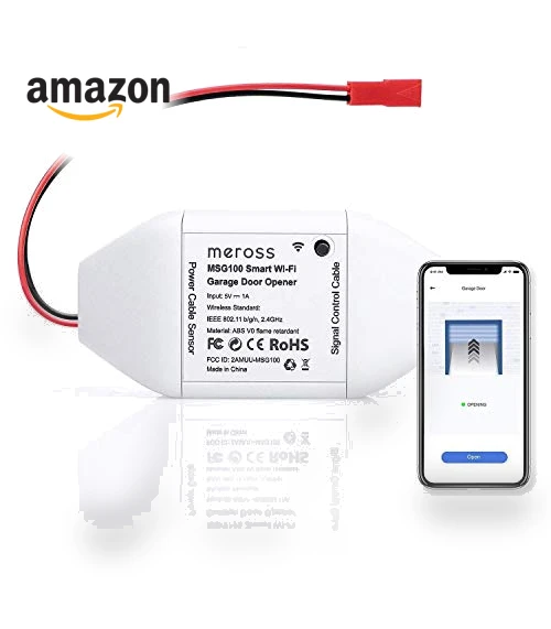 Smart WiFi Garage Door Opener Remote — Smart Home Hubs & Controllers, meross