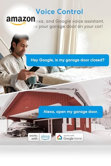 Smart WiFi Garage Door Opener Remote — Smart Home Hubs & Controllers, meross
