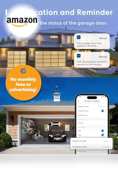 Smart WiFi Garage Door Opener Remote — Smart Home Hubs & Controllers, meross