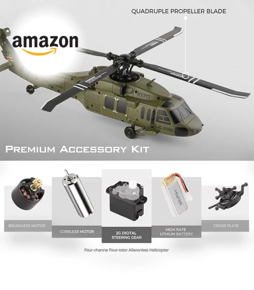 UH60L RC Helicopter — Drones, Wauvmoss