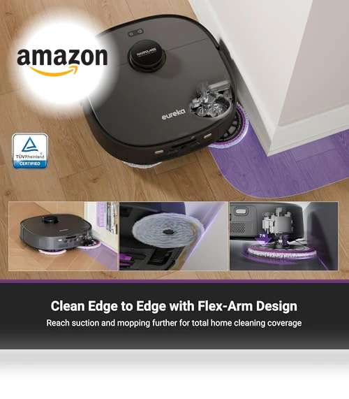 Ultra Robot Vacuum and Mop with Self Emptying Base — Smart Cleaning Robots, Eureka
