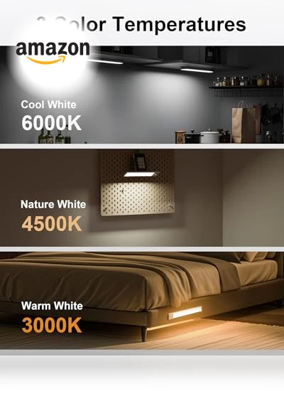 Under Cabinet Lighting Motion Sensor — Timers, SZOKLED