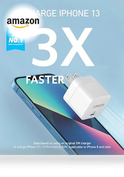 USB C Charger with Foldable Plug — Charging Solutions, Anker