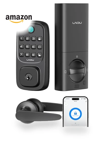 WiFi Smart Keypad Deadbolt with Handle Set — Deadbolts, LNDU