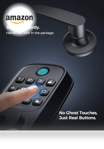 WiFi Smart Keypad Deadbolt with Handle Set — Deadbolts, LNDU