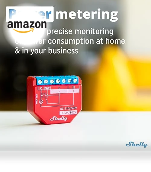 WiFi Smart Relay Switch with Power Metering Function — Smart Home Security, Allterco Robotics EOOD
