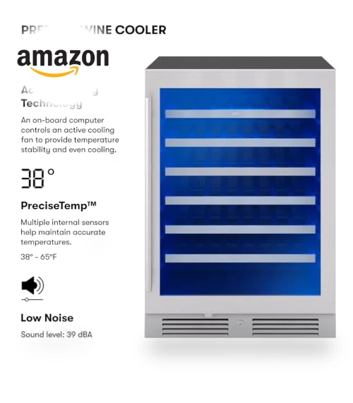 Wine Fridge Single Zone Under Counter — Wine Storage Solutions, Zephyr
