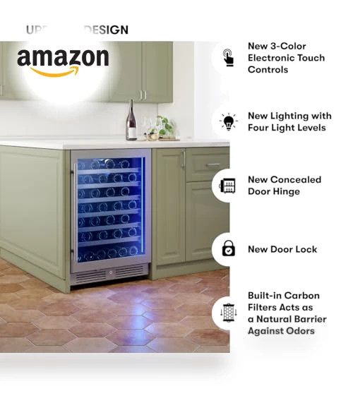 Wine Fridge Single Zone Under Counter — Wine Storage Solutions, Zephyr