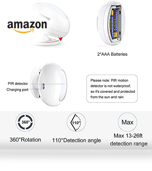 Wireless Motion Sensor Door Chime — Chimes, AMHEY