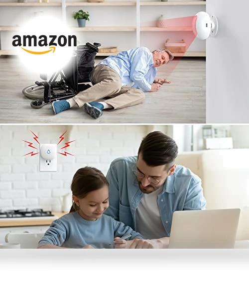 Wireless Motion Sensor Door Chime — Chimes, AMHEY