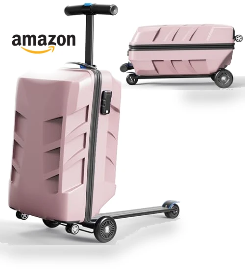 3-D Hardshell Scooter Suitcase — Kids' Luggage, TABU