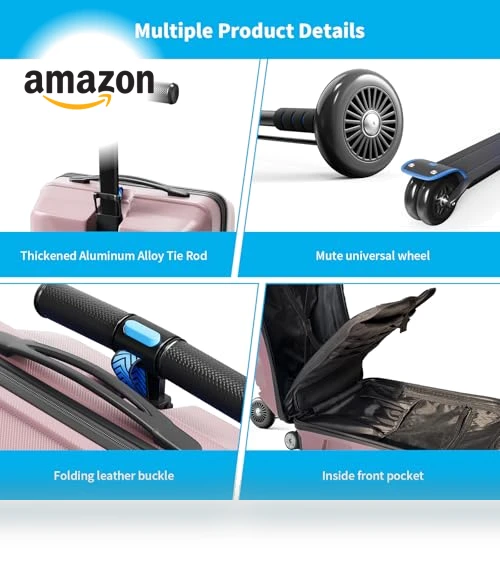 3-D Hardshell Scooter Suitcase — Kids' Luggage, TABU