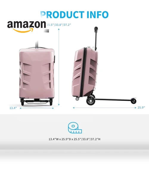 3-D Hardshell Scooter Suitcase — Kids' Luggage, TABU