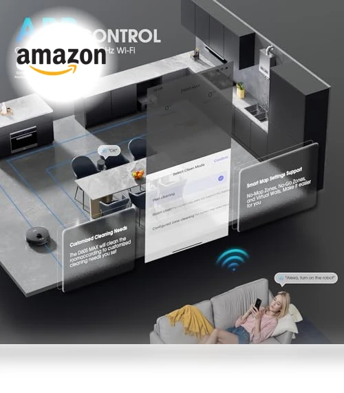 3-in-1 Robotic Vacuum and Mop — Smart Cleaning Robots, SHELIKI
