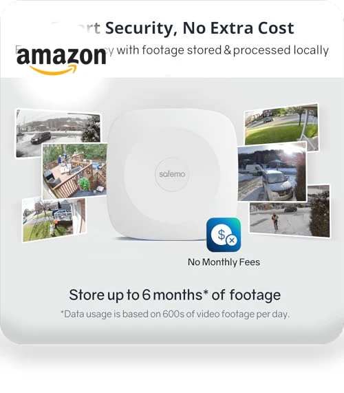 4K Security Cameras Wireless Outdoor/Indoor — Smart Home Security, Safemo