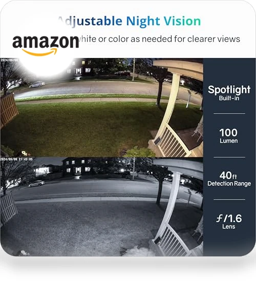 4K Security Cameras Wireless Outdoor/Indoor — Smart Home Security, Safemo
