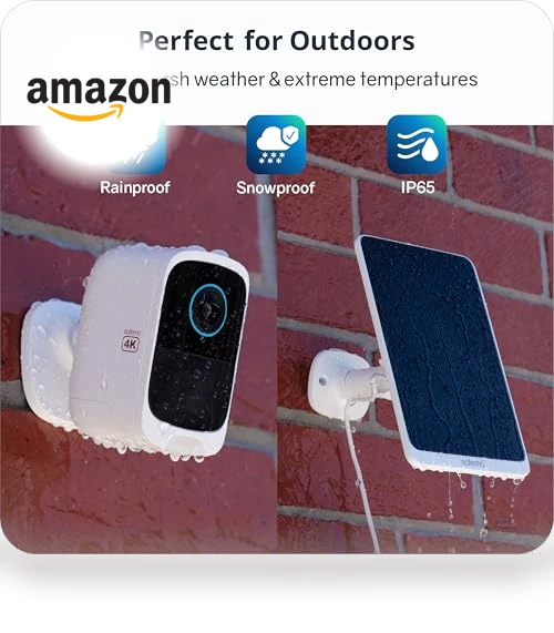 4K Security Cameras Wireless Outdoor/Indoor — Smart Home Security, Safemo