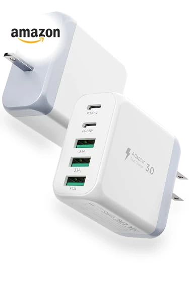 50W 5-Port USB Wall Charger — Wall Chargers, EIZLXQ