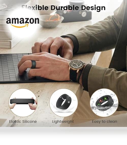 Anti-Scratch Elastic Silicone Ring Case Protector — Smart Rings, syalcor
