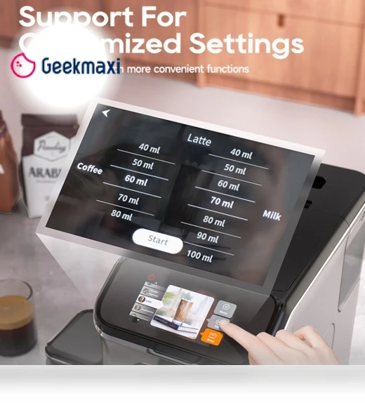 Automatic Espresso Machine with Grinder — Espresso Machines, HIBREW