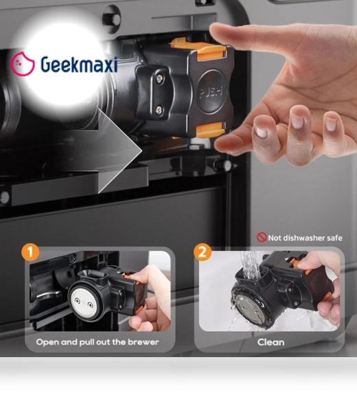 Automatic Espresso Machine with Grinder — Espresso Machines, HIBREW