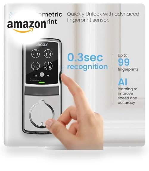 Bluetooth Smart Door Lock — Biometric Security, Lockly
