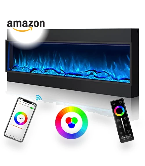 Built-in Electric Fireplace — Tabletop Fireplaces, Cosmopolitan Fireplaces