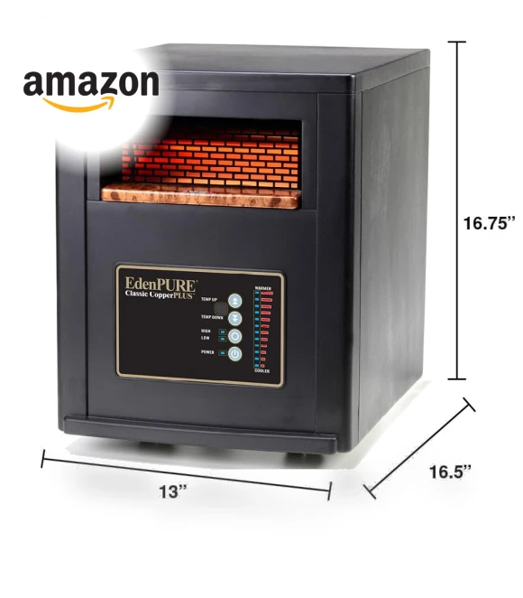 Classic CopperPLUS Infrared Space Heater — Portable Heating Solutions, EdenPURE